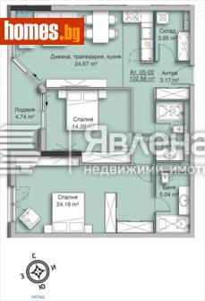 Тристаен, 126m² - Апартамент за продажба - 119186945