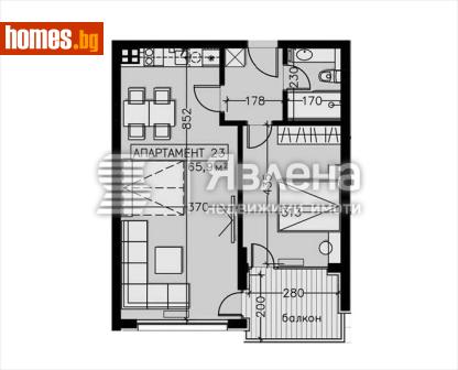 Двустаен, 79m² - Апартамент за продажба - 119186977