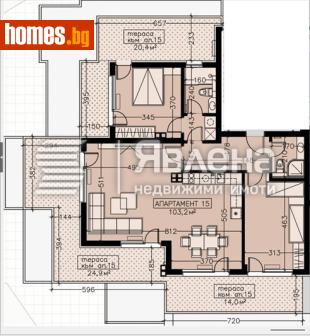 Тристаен, 192m² - Апартамент за продажба - 119186980