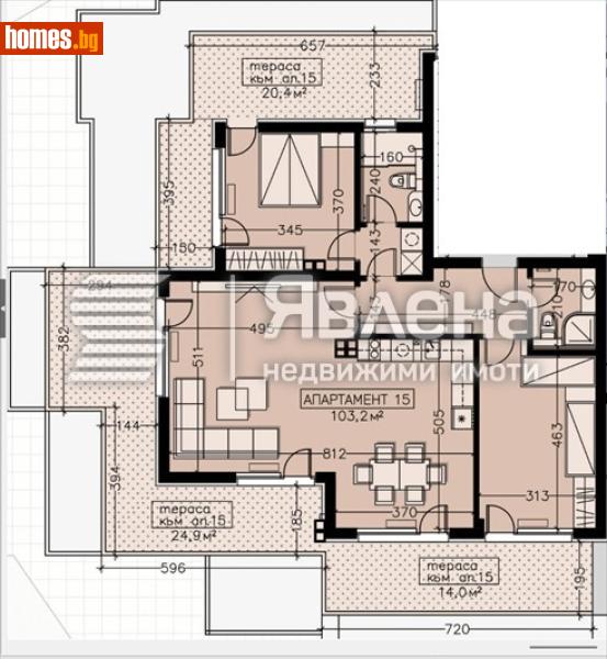 Тристаен, 192m² - Кв. Манастирски Ливади, София - Апартамент за продажба - ЯВЛЕНА - 119186980