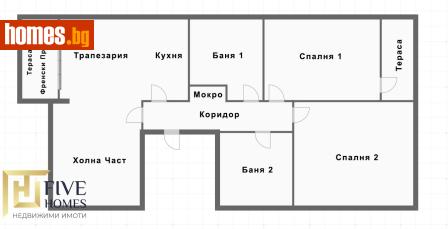 Тристаен, 100m² - Апартамент за продажба - 119195259