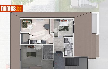 Двустаен, 60m² - Апартамент за продажба - 119195937