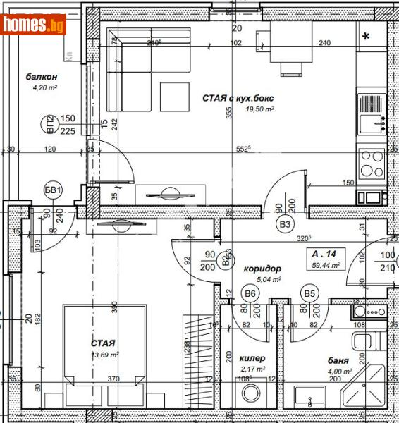Двустаен, 67m² - Жк. Надежда 4, София - Апартамент за продажба - МИРЕЛА - 119195949