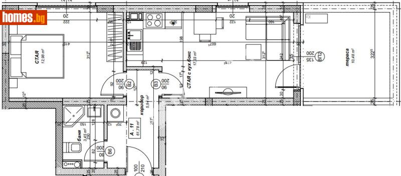 Двустаен, 70m² - Жк. Надежда 4, София - Апартамент за продажба - МИРЕЛА - 119195974