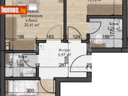 Тристаен, 101m² - Апартамент за продажба - 119216278