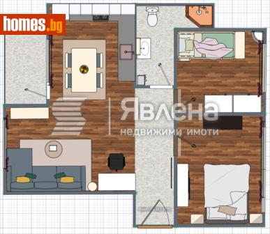 Тристаен, 85m² - Апартамент за продажба - 119216562
