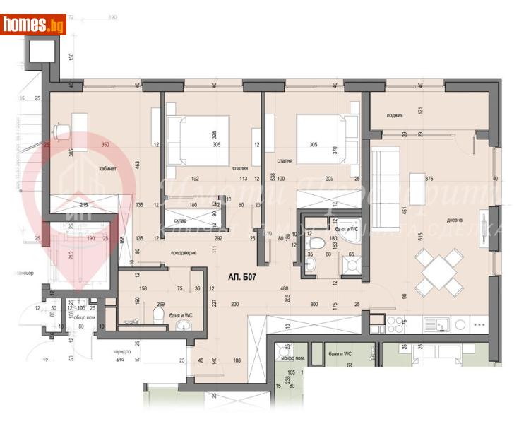 Четиристаен, 137m² - Жк. Овча Купел, София - Апартамент за продажба - Имоти Просперити - 119231215