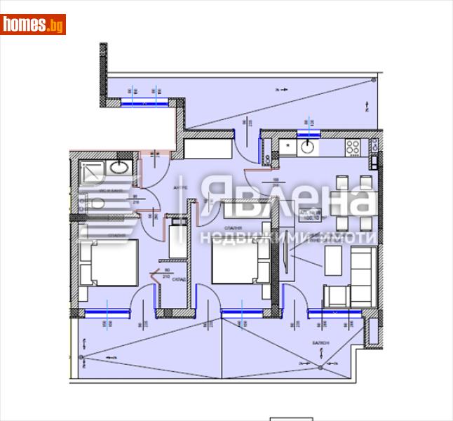 Тристаен, 117m² - Гр.Поморие, Бургас - Апартамент за продажба - ЯВЛЕНА - 119232986