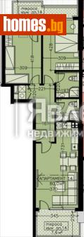 Тристаен, 115m² - Апартамент за продажба - 119233382
