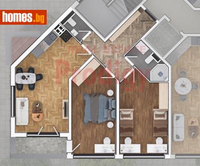 Тристаен, 110m² - Апартамент за продажба - 119236228