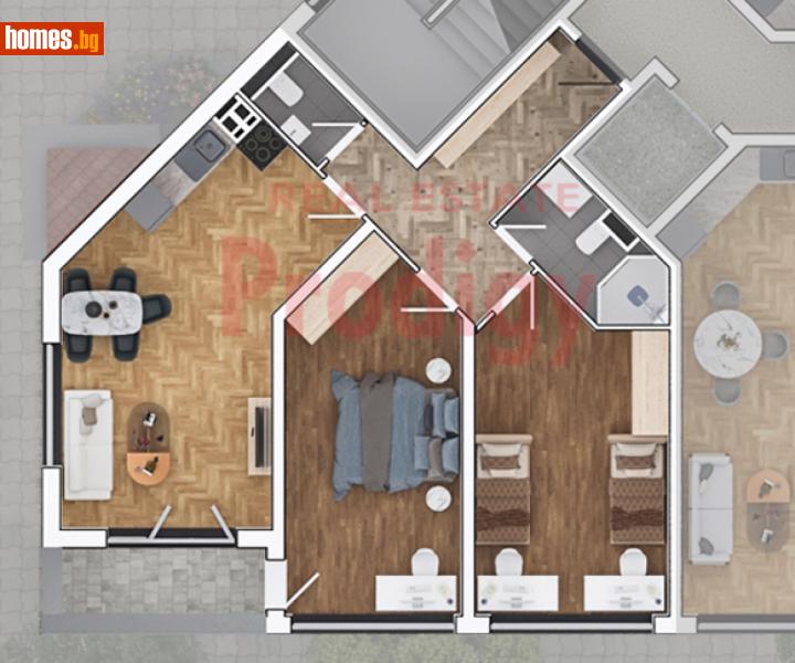 Тристаен, 110m² - Жк. Овча Купел 1, София - Апартамент за продажба - Продиджи - 119236228