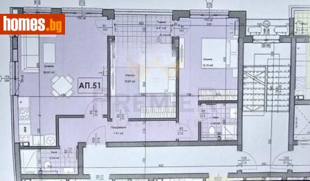 Тристаен, 113m² - Апартамент за продажба - 119244034