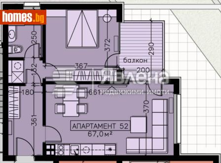 Двустаен, 79m² - Апартамент за продажба - 119252619