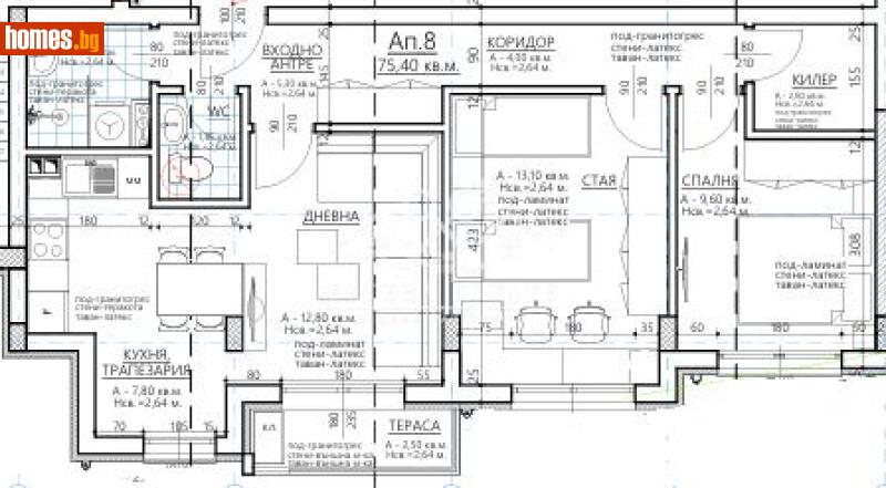 Тристаен, 92m² - Шумен, Шумен - Апартамент за продажба - ЕСТЕРА естейт - 119267438