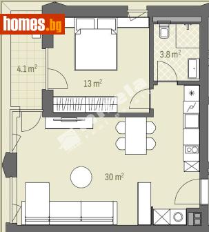 Двустаен, 73m² - Апартамент за продажба - 119268450