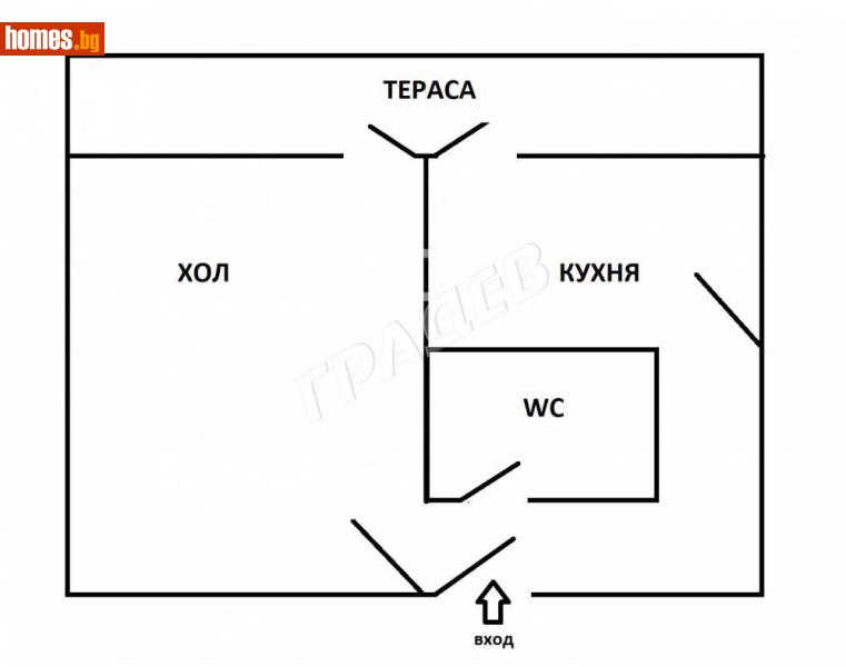 Двустаен, 47m² - Жк. Младост, Варна - Апартамент за продажба - ГРАДЕВ ООД - 119271622