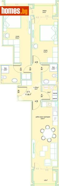 Тристаен, 123m² - Кв. Малинова Долина, София - Апартамент за продажба - МИРЕЛА - 119288216