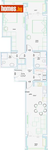 Тристаен, 124m² - Кв. Малинова Долина, София - Апартамент за продажба - МИРЕЛА - 119288259