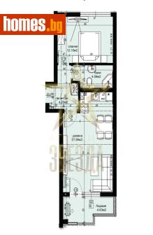 Двустаен, 65m² - Апартамент за продажба - 119302315