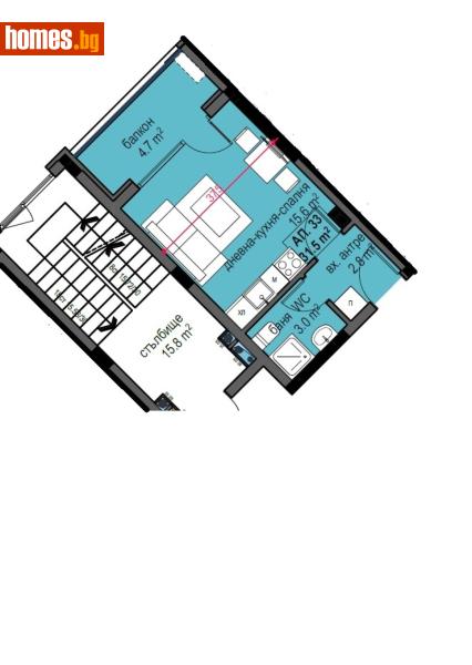 Едностаен, 46m² - Гр.Приморско, Бургас - Апартамент за продажба - ЕМ ДЖИ ЕСТЕЙТ - 119302935