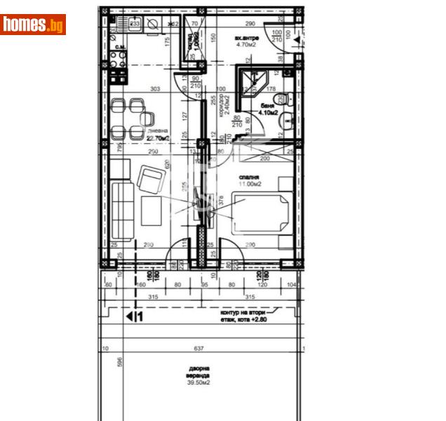 Двустаен, 60m² - Кв. Остромила, Пловдив - Апартамент за продажба - ТОП ИМОТИ БГ - 119305154