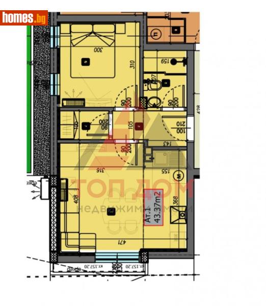 Двустаен, 48m² - Кв. Виница, Варна - Апартамент за продажба - Топ Дом  - 119307483