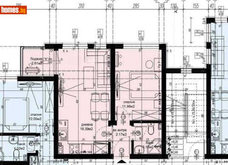 Двустаен, 57m² - Жк. Христо Смирненски, Пловдив - Апартамент за продажба - ТОП ИМОТИ БГ - 119312761