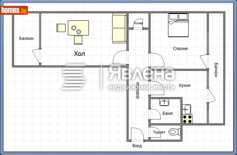 Тристаен, 75m² - Жк. Победа, Варна - Апартамент за продажба - ЯВЛЕНА - 119330006