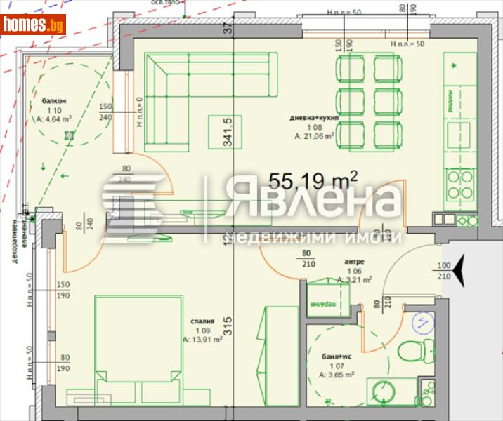 Двустаен, 65m² - С.Равда, Бургас - Апартамент за продажба - ЯВЛЕНА - 119330168