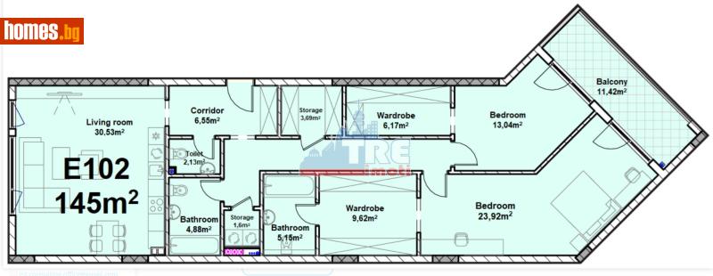 Тристаен, 177m² - Жк. Полигона, София - Апартамент за продажба - ТЕНДЕНЗ РИАЛ ЕСТЕЙТ - 119333555