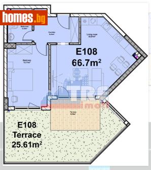 Двустаен, 107m² - Апартамент за продажба - 119333587