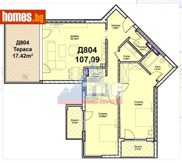 Тристаен, 147m² - Апартамент за продажба - 119333595