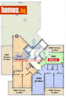 Тристаен, 188m² - Апартамент за продажба - 119333632