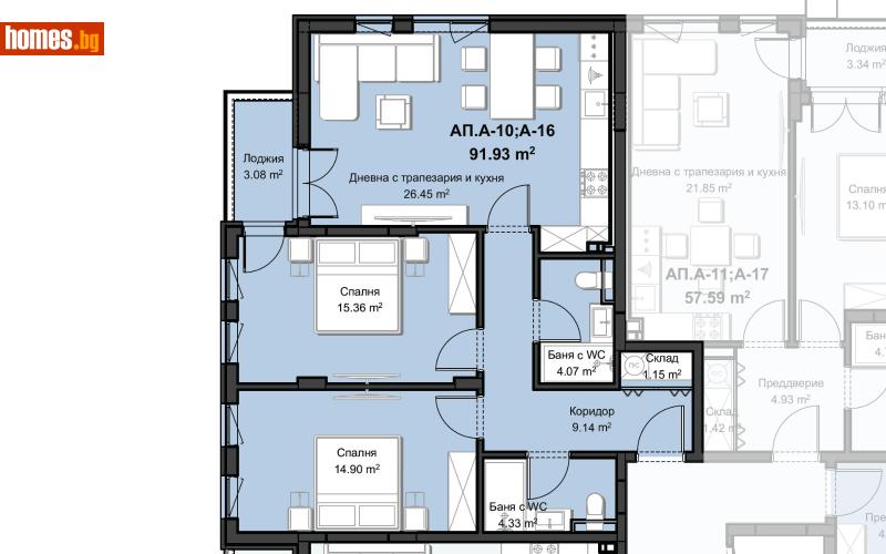 Тристаен, 119m² - Жк. Христо Смирненски, Пловдив - Апартамент за продажба - Deluxe Homes - 119350445