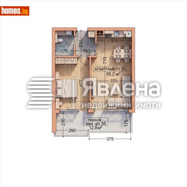Двустаен, 82m² - Кв. Манастирски Ливади, София - Апартамент за продажба - ЯВЛЕНА - 119365886