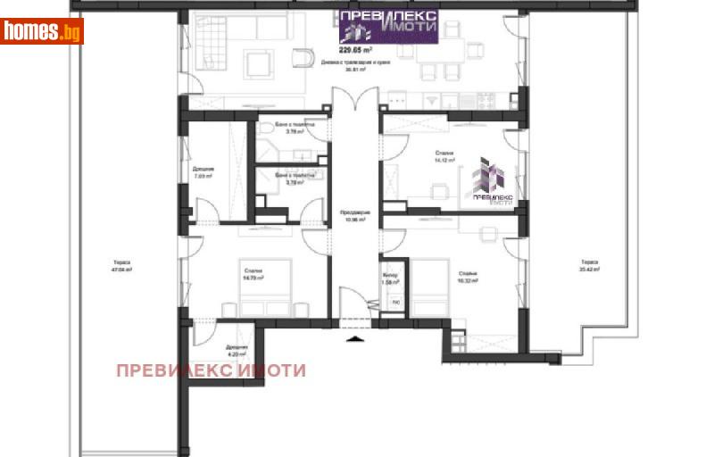 Четиристаен, 270m² - Жк. Христо Ботев, Пловдив - Апартамент за продажба - Превилекс имоти ЕООД - 119368643