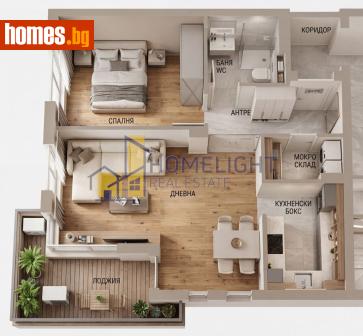 Двустаен, 82m² - Апартамент за продажба - 119381372