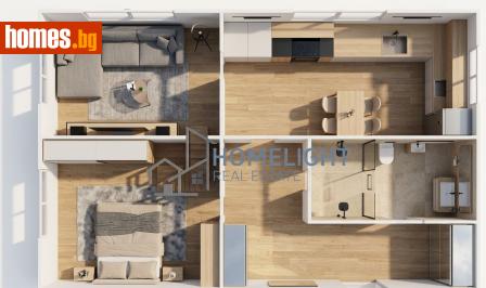 Двустаен, 50m² - Апартамент за продажба - 119381401
