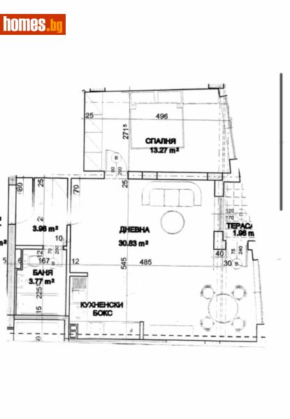 Двустаен, 74m² - Жк. Лозенец, София - Апартамент за продажба - Ирида - 119384105