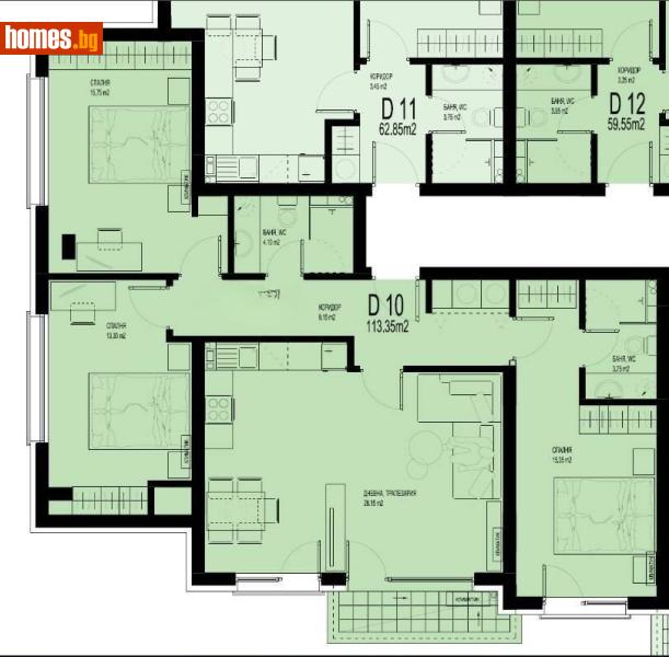 Многостаен, 136m² - Жк. Христо Смирненски, Пловдив - Апартамент за продажба - ТОП ИМОТИ БГ - 119388220