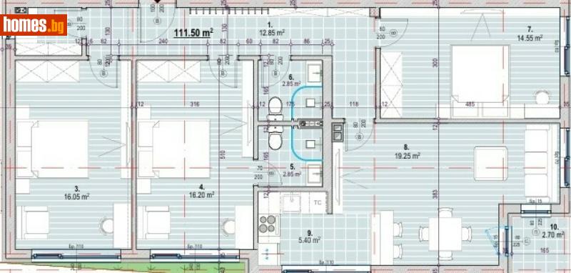 Многостаен, 137m² - София, София - град - Апартамент за продажба - Продиджи - 119423946