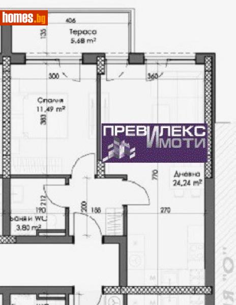Двустаен, 68m² - Кв. Каменица , Пловдив - Апартамент за продажба - Превилекс имоти ЕООД - 119424119