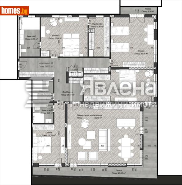 Многостаен, 309m² -  Център, София - Апартамент за продажба - ЯВЛЕНА - 119478828