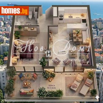 Двустаен, 101m² - Апартамент за продажба - 119479474