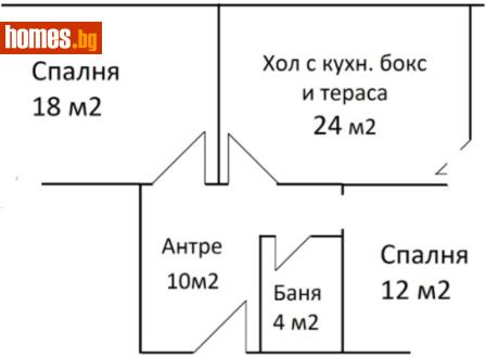Двустаен, 70m² - Апартамент за продажба - 119515372