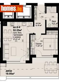 Двустаен, 60m² - Апартамент за продажба - 119562334