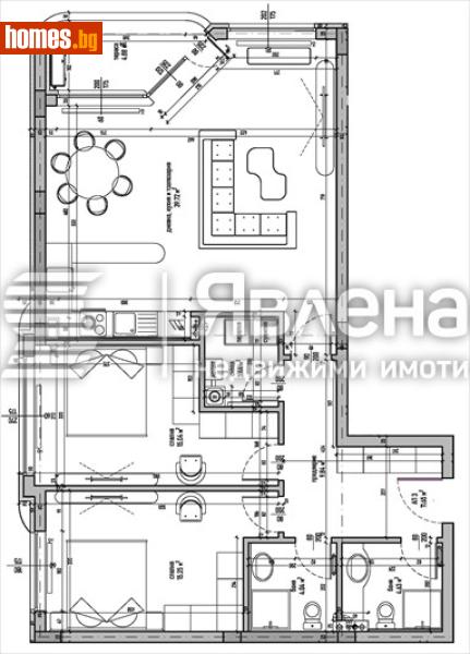 Тристаен, 132m² - Кв. Малинова Долина, София - Апартамент за продажба - ЯВЛЕНА - 119562578