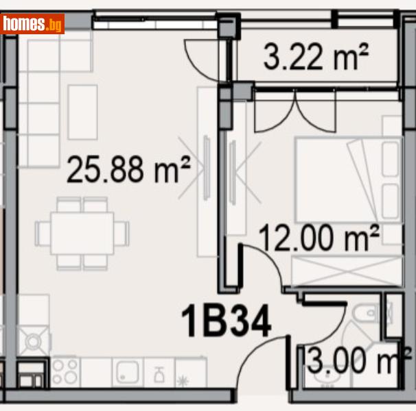 Двустаен, 63m² - Жк. Христо Смирненски, Пловдив - Апартамент за продажба - Deluxe Homes - 119563618