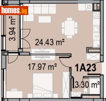 Двустаен, 78m² - Апартамент за продажба - 119563633