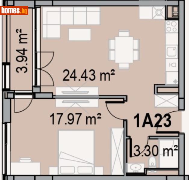 Двустаен, 78m² - Жк. Христо Смирненски, Пловдив - Апартамент за продажба - Deluxe Homes - 119563633